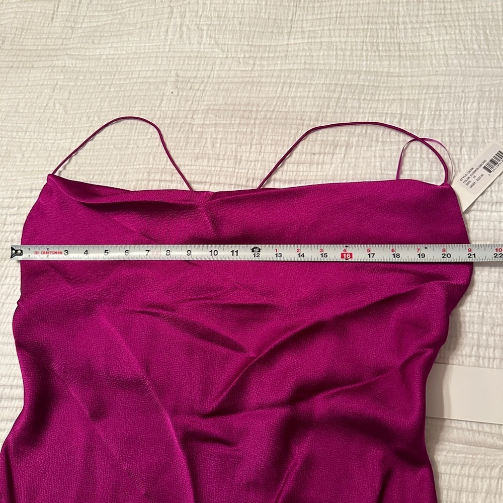 Jay Godfrey Orchid Colored Baldwin Satin Slip Dress - NWT - Size 10 - Picture 11 of 13